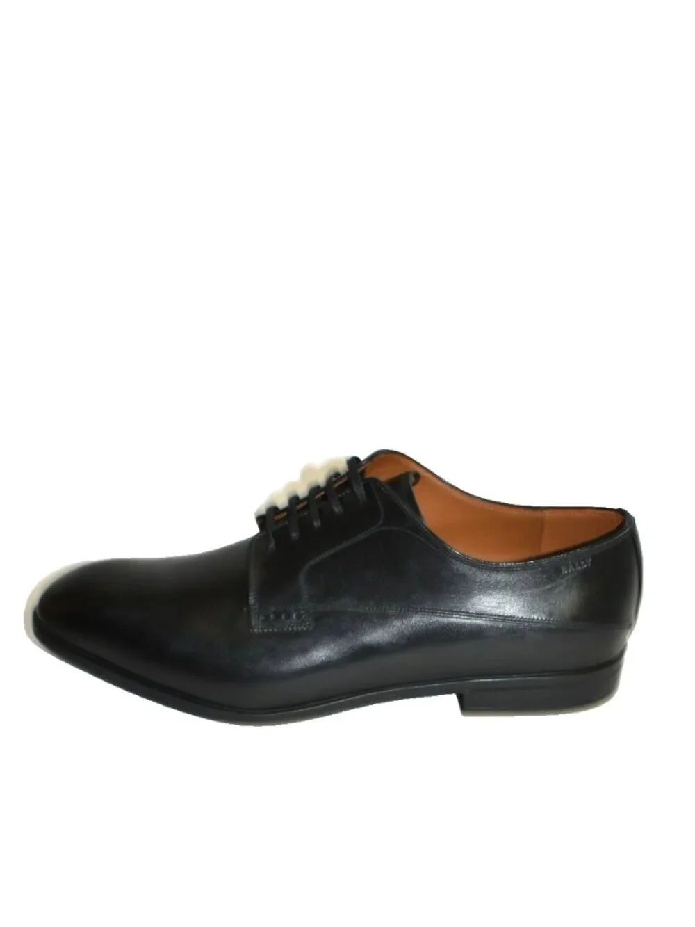 New! Bally Men's Lantel Leather Plain Toe Oxfords Black Size 10 D US DD40